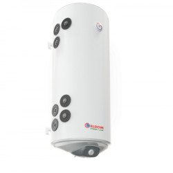 Стенен емайлиран бойлер с две серпентини 120 литра, 3kW