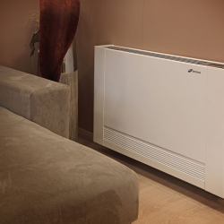 Вентилаторен конвектор Innova Airleaf SL1000C бял с десни изводи и с вградено управление