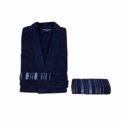 Комплект за баня Nautica Home от 100% памук с халат размер L/XL и хавлия за лице