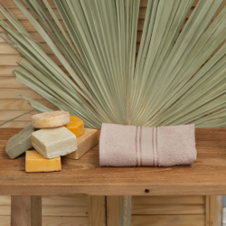 Хавлия за ръце Karaca Home Daily soft 100% памук, размер 30х50, цвят екрю