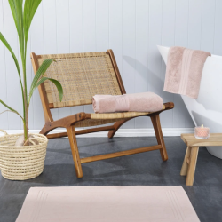 Хавлия за лице Karaca Home Aquasoft 100% памук, размер 50х90, цвят пудра