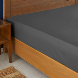 Двоен чаршаф Nautica Home от 100% памук, цвят антрацит, размер 240х260