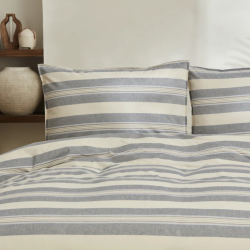 Двоен спален комплект Karaca Home Desert от 4 части, 100% мек и висококачествен памук, в син цвят