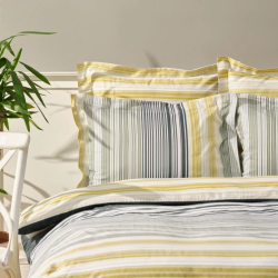 Луксозен двоен спален комплект Karaca Home Nolan от 4 частви, 100% сатиниран памук цветен