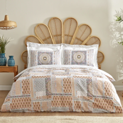 Двоен спален комплект Karaca Home Lanita от 4 части, 100% мек и висококачествен памук 