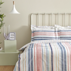 Двоен спален комплект Karaca Home Samba от 4 части, 100% мек и висококачествен памук 