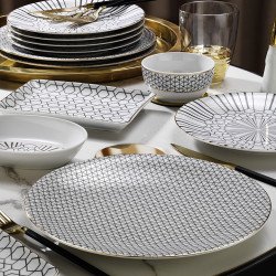 Сервиз за хранене Kütahya Porcelain 18 части, 6 човека