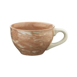 Сервиз за кафе или чай Kütahya Porcelain, розов мрамор